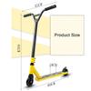 WRRAC-Trampolines Model Scooters 100 mm Scooter Wheels Lightweight Freestyle Kick Scooter 360 Spin Tricks Push/Kicks Edition Design with Rubber Handle for Youth and Adult view 2