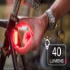 INFINI TRON Taillight, All-Round Lighting, 50 Lumens, Multiple Mounting Options, USB Rechargeable Rear Light view 4