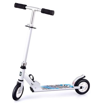 WRRAC-Trampolines Kick Scooter for Teens | Foldable, Lightweight | Height-Adjustable Shock Absorption Mechanism Large 150mm Wheels Aluminum Alloy Deck Support 60kg