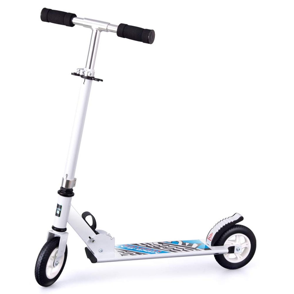 WRRAC-Trampolines Kick Scooter for Teens | Foldable, Lightweight | Height-Adjustable Shock Absorption Mechanism Large 150mm Wheels Aluminum Alloy Deck Support 60kg