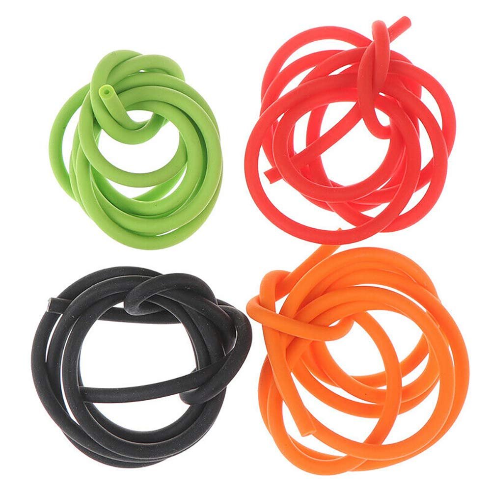 Weatlake 3 Feet/ 1M Archery Peep Sight Tubing Replacement Rubber Compound Bow 4 Colors (Black)