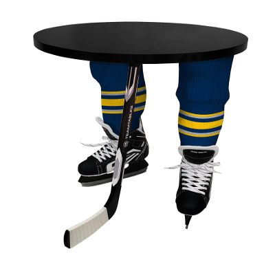 Team Tables Buffalo Hockey Table (Black Table Top)