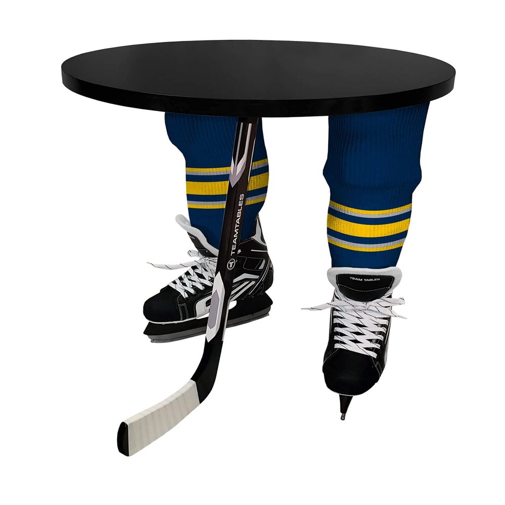 Team Tables Buffalo Hockey Table (Black Table Top)