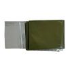 Rescue Essentials Hypothermia Wrap Blanket, Oversized 60" x 96", Mylar/Lightweight Polyethylene Fabric (OD Green) view 2