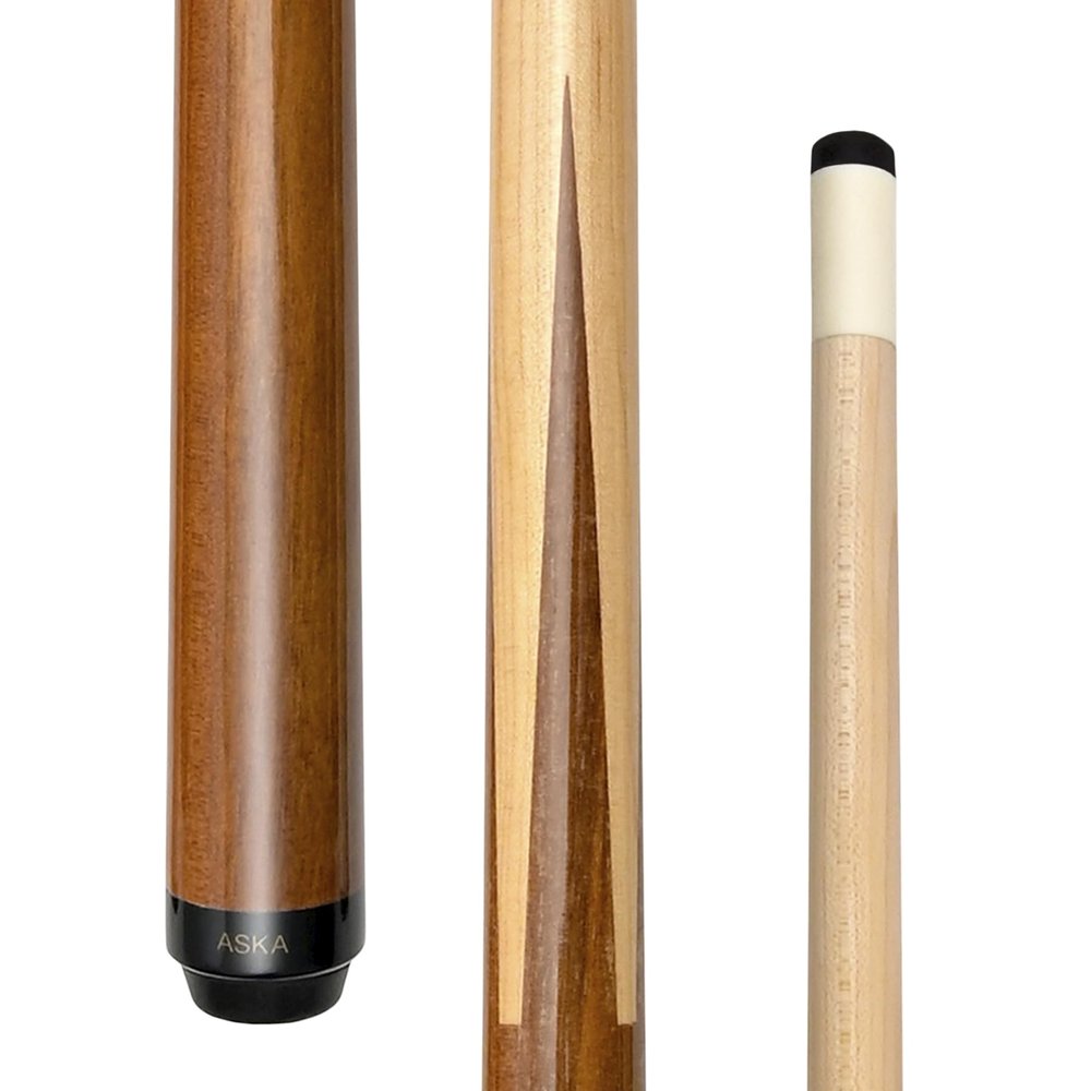 ASKA Short Kids Cue Stick, Canadian Hard Rock Maple, 13mm Hard Tip (Sneaky Pete, 48 Inches)
