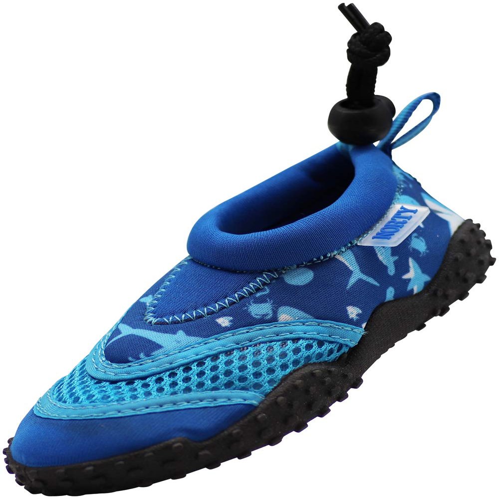 NORTY Wave Aqua Sock - Water Shoes for Kids - Swim Shoes for Kids - Beach Shoes for Kids - Water Socks - Aqua Shoes - Swimming Shoes - Dolphin Royal, Blue