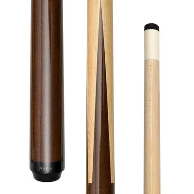 ASKA Short Kids Cue Stick, Canadian Hard Rock Maple, 13mm Hard Tip (Sneaky Pete, 42 Inches)