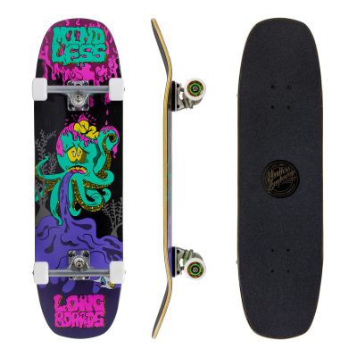 Mindless Octopuke Pink & Purple | 32.5 Symmetrical Street Board 7 Ply Canadian Maple W Gen-X 159mm Trucks for Streets and Tricks 55mm 86A SHR Wheels Fast Responsive | Complete Skateboard City Ripper