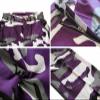 ZODLLS Women's Camo Pants Cargo Trousers Cool Camouflage Pants Elastic Waist Casual Jogger Pants with Pocket Purple Camo-M view 4