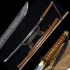 GLW Sword Japanese Military Officer's Sword Folded Combat Steel Clay Tempered Blade #1347 view 1