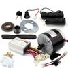 24V36V 350W Mini Bike Motor with No Teeth Flywheel 25H Chain Sprocket Speed Control Handle and Power Lock Switch (Handle kit 36V) view 1