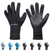 OMGear Neoprene Gloves Diving Wetsuit Gloves 3mm 5mm Glued Anti-Slip Flexible Thermal with Adjustable Waist Strap for Snorkeling Scuba Diving Surfing Kayaking Rafting Spearfishing Sailing (Black, L) view 1