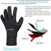 OMGear Neoprene Gloves Diving Wetsuit Gloves 3mm 5mm Glued Anti-Slip Flexible Thermal with Adjustable Waist Strap for Snorkeling Scuba Diving Surfing Kayaking Rafting Spearfishing Sailing (Black, L) view 2