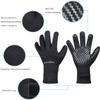OMGear Neoprene Gloves Diving Wetsuit Gloves 3mm 5mm Glued Anti-Slip Flexible Thermal with Adjustable Waist Strap for Snorkeling Scuba Diving Surfing Kayaking Rafting Spearfishing Sailing (Black, L) view 3