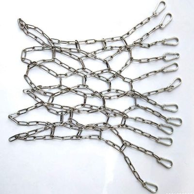 XingLi Iron Chain Basketball Net Professional Standard Heavy Duty Basketball Netwith Spring Buckle