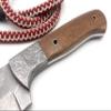 Nooraki MK-54 Custom Handmade Damascus Fixed Blade Machete Knife, Multi Use Axe Machete Knife, Camping Knife, Hunting Knife, Bushcraft Knife, Walnut Wood Full Tang Handle 15 inches with Sheath view 4
