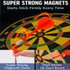 BATURU Magnetic Dart Board for Kids, Teens, and Adults  Double-Sided Dart Board Game with Strong Magnetic Darts, Roll-Up Portable Design, Gifts for Teen Boys, Family Parties, Camping, and Birthdays view 4