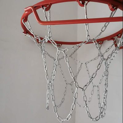 XingLi with Spring Buckle Outdoor, Indoor Basketball Net, Iron Chain Basketball Net Professional Standard Heavy-Duty Galvanized Basketball Net