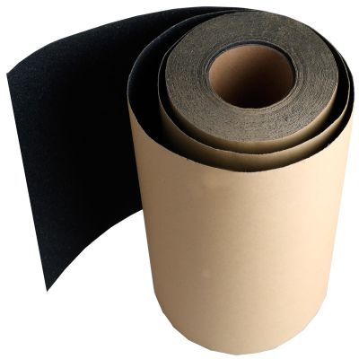 11 Inch by 60 feet Black Roll of Skateboard Grip Tape, ZUEXT Bubble Free Waterproof Scooter Grip Tape, Longboard Griptape, Anti Slip Sandpaper for Rollerboard Stairs Pedal Wheelchair Steps (27x1828cm)