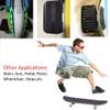 11 Inch by 60 feet Black Roll of Skateboard Grip Tape, ZUEXT Bubble Free Waterproof Scooter Grip Tape, Longboard Griptape, Anti Slip Sandpaper for Rollerboard Stairs Pedal Wheelchair Steps (27x1828cm) view 3