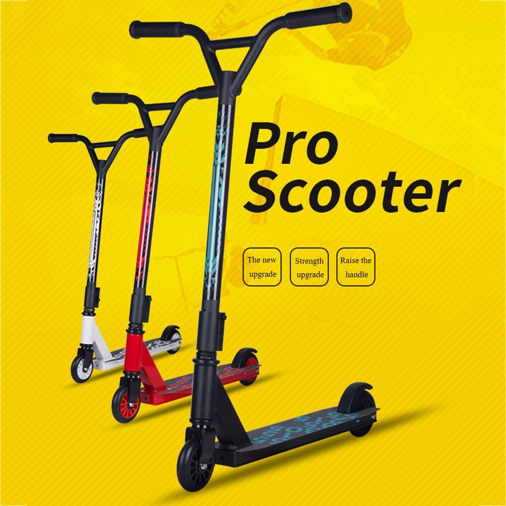 WRRAC-Trampolines Pro Scooter Complete Trick Scooter Freestyle Aluminum Entry Level Stunt Scooters for Kids 8 Years and Up, Boys, Girls, Teens High Performance Kick Scooter for Skatepark Street