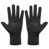 Lightweight Silk Summer Gloves Non-Slip Outdoor Sports Driving Cycling Gloves Winter Warm Running Glove Liner Sun UV Protection Fishing Gloves for Women Men (Black, Full Fingers without touchscreen) view 2