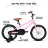JOYSTAR 18 Inch Kids Bike for Age 5-8 Girls Bikes 5 6 7 8 9 Years Old BMX Style Children Bicycles with Kickstand Birthday Gift Pink view 2