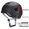 SLANIGIRO Adult Bike Helmet for Men Women - Bicycle Urban Road Helmet with Replacement Pads - Adjustable Fit System & Tail Light view 2