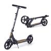 WRRAC-Trampolines Foldable Adult Scooter, 3 Levels Adjustable Height, 2 Big Wheels Freestyle Kick Scooter with Foot Brake Disc Brake Pad for Teens Young Support 100KG Weight view 1