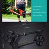 WRRAC-Trampolines Foldable Adult Scooter, 3 Levels Adjustable Height, 2 Big Wheels Freestyle Kick Scooter with Foot Brake Disc Brake Pad for Teens Young Support 100KG Weight view 3