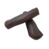 UPANBIKE Bike Grips Ergonomic Design Handmade Sewing Push On Leather Handlebar Grips (Coffee/Long) view 2