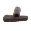 UPANBIKE Bike Grips Ergonomic Design Handmade Sewing Push On Leather Handlebar Grips (Coffee/Long) view 3