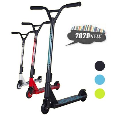 WRRAC-Trampolines Dirt Scooter with Off Road All Terrain Pneumatic Trail Tires and Aluminum Deck - Offroad Scooter for Adults or Kids - Multiple Colors Pro Dirt Scooter