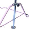Athletic Bar Expandable Gymnastics Bar Horizontal Kip Bar w 2x6 Mat Junior Training Adjustable Height Jungle Gym Children Training Monkey Bars Climbing Tower Playground Balance Bar Gymnasts Pink view 4