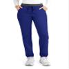 Maevn Matrix Full Heather Elastic Waistband Jogger Scrub Pant (Medium Petite, Galaxy Blue) view 1