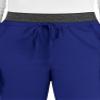 Maevn Matrix Full Heather Elastic Waistband Jogger Scrub Pant (Medium Petite, Galaxy Blue) view 2