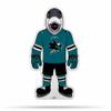 Rico Industries NHL Hockey San Jose Sharks Mascot Shape Cut Pennant - Home and Living Room Dcor - Soft Felt EZ to Hang view 1