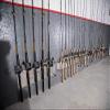 Fish Fighter - Offshore Rod Rack For Garage or Wall | Six Offshore (6) Rod Fishing Pole Holder | Premium Marine Grade Aluminum Fishing Rod Holders view 4