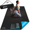 Sensu Large Yoga Mat  6' x 4' x 9mm Extra Thick Yoga Mat for Men and Women  Non-Slip Surface for Extra Grip  Ideal for Hot Yoga, Pilates, Grounding and Meditation at Home or in Studios view 1