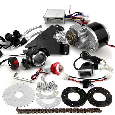 L-faster 250W Brush Motor with for V Brake Bicycle Left Side Mounting (36V)