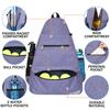 ACOSEN Tennis Bag Tennis Backpack - Large Tennis Bags for Women and Men to Hold Tennis Racket,Pickleball Paddles, Badminton Racquet, Squash Racquet,Balls and Other Accessories (Purple) view 4