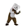 Dog Bulldog Fierce Dog Vicious Dog Cartoon Costume Mascot Plush with Mask for Adult Cosplay Party Halloween Dress Up view 3