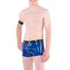 AiCc stylists Latex Shorts Briefs Crotch Zipper Rubber Underwear Pants Party Club Wear Costume (XXL) Blue view 1