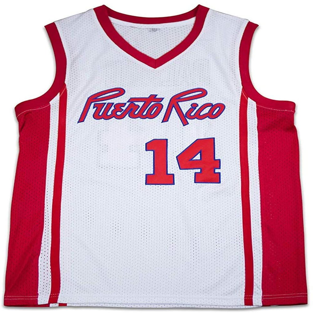 Del Toro Benny Dalmau 14 Puerto Rico Basketball Stitch Jersey Basquiat (42) White