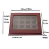 JunningGor Sports Championship Rings Wooden Display case Shadow Box Without Rings (12 Slots) view 4