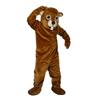 Brown Gopher Mole Mouse Mascot Costume Cartoon Fancy Dress Cosplay view 1