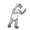 Grey Leopard Panther Cat Lynx Costume Mascot Cartoon For Party view 2