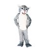 Grey Leopard Panther Cat Lynx Costume Mascot Cartoon For Party view 3