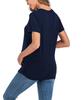 G-Amber Women Maternity Short Sleeves T Shirts Funny Graphic Side Ruching Tee Cute Tops for Pregnancy view 2