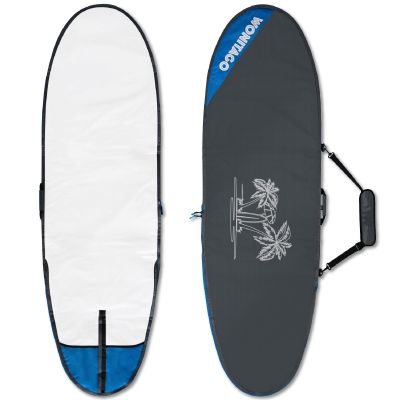 WONITAGO Surfboard Bag Zippered Day Bag with Shoulder Strap, Surfboard Carrying Bags for Storage and Transport, Size 8'6